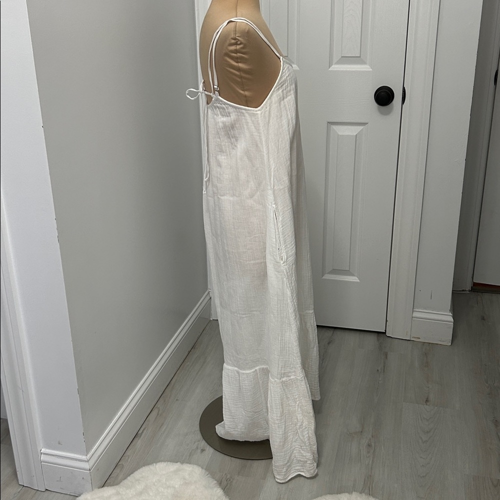 Xirena Kellyn White Gauze Maxi Dress - Picture 3 of 8